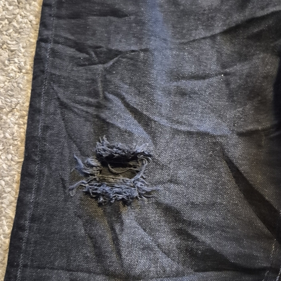 Anthropologie Pilcro Black The Vintage Straight Leg Jeans Black NWT Sz.32T - Picture 7 of 14